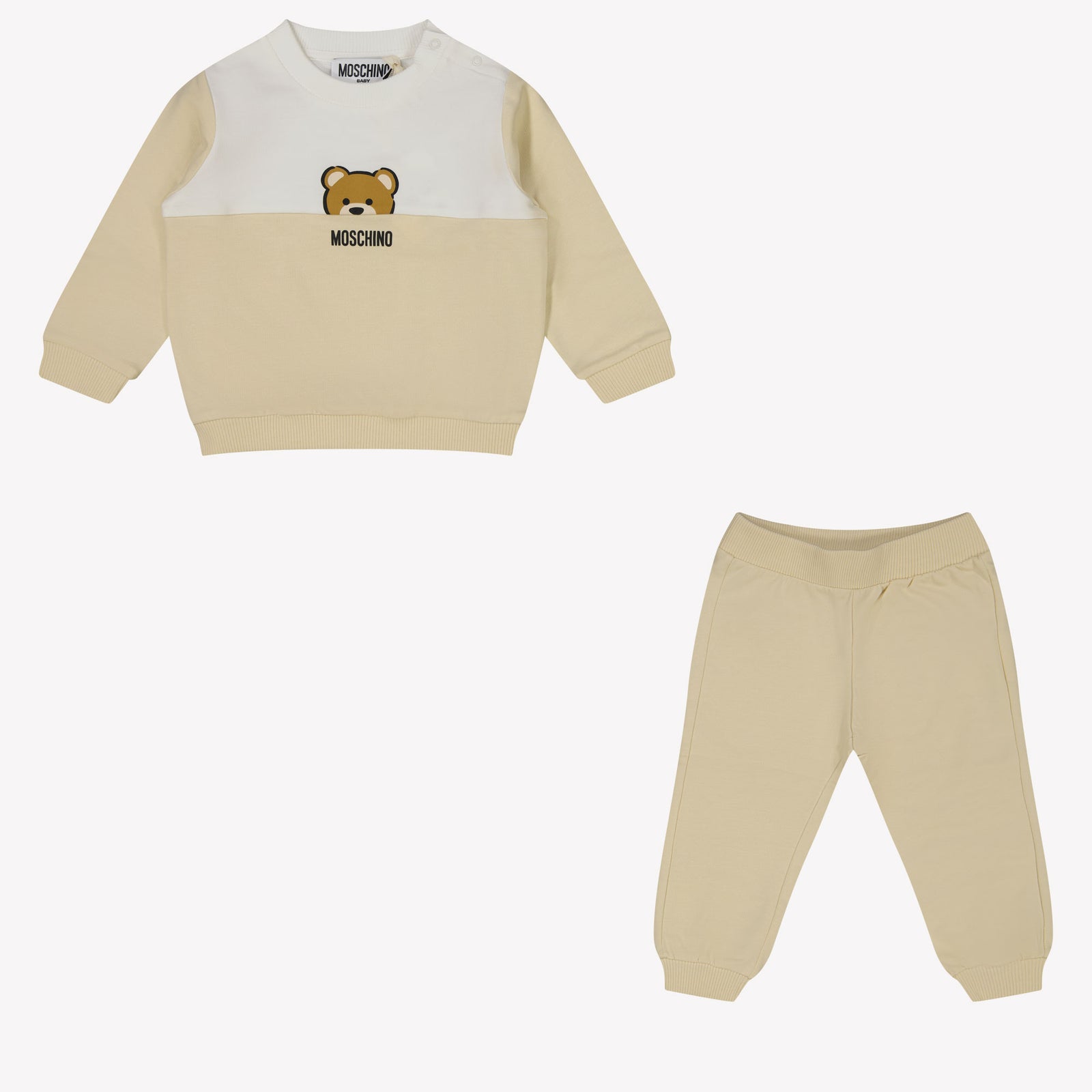 Moschino Bambino Unisex Abito da jogging Beige