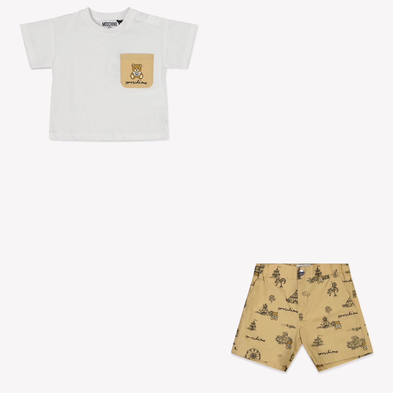 Moschino Bébé Unisexe Se présenter Beige