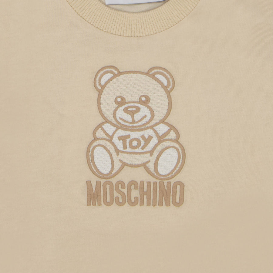 Moschino Bébé Filles T-shirt Beige