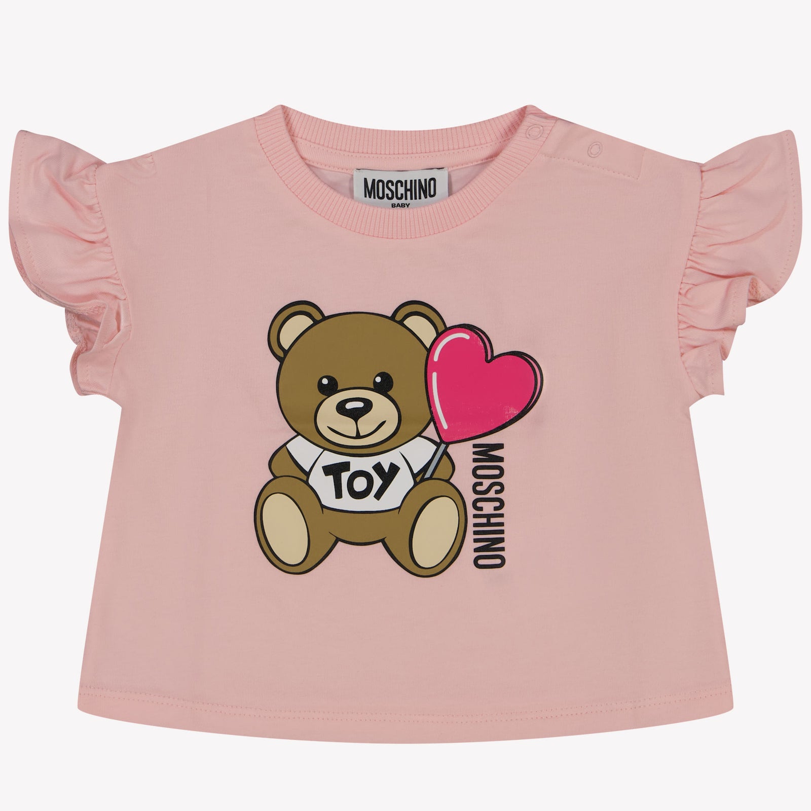 Moschino Bébé Filles T-shirt Rose Léger