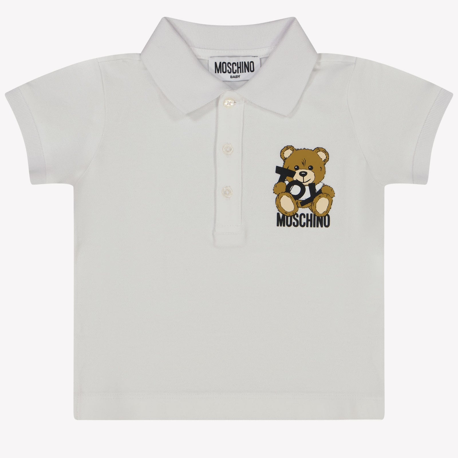 Moschino Bébé Filles Polo Blanc