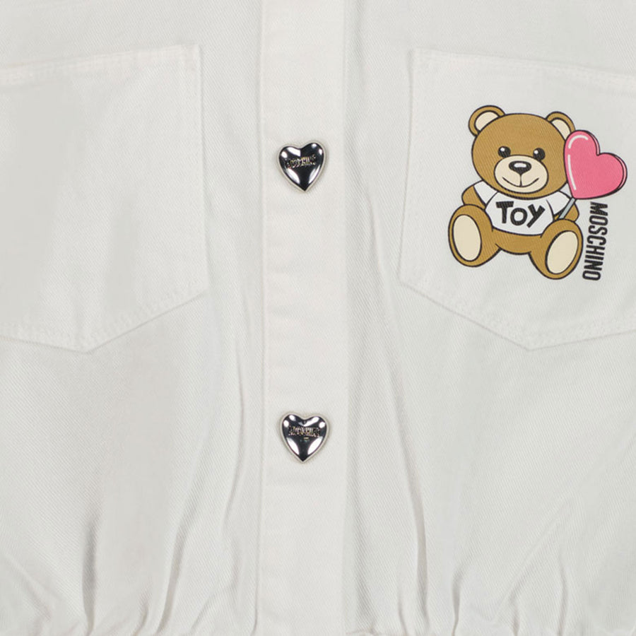 Moschino Niño Unisex Vaqueros Blanco