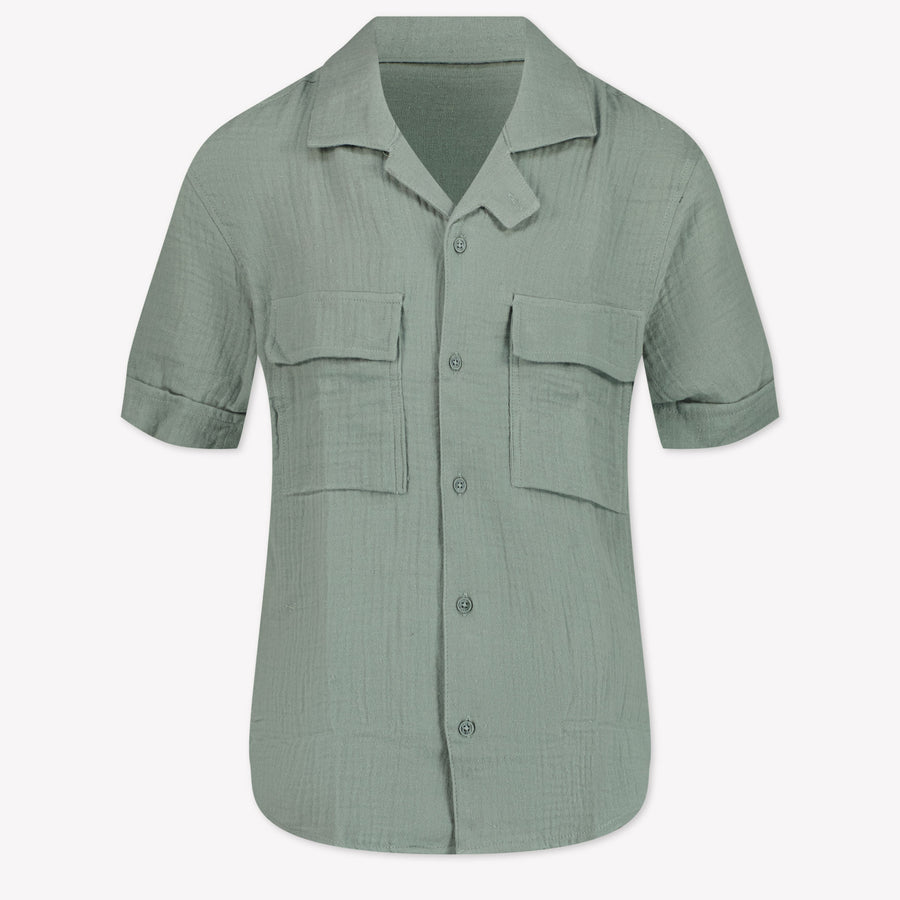 Antony Morato Boys Blouse in Olive Green
