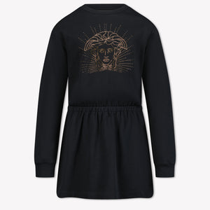 Versace Kinder Mädchen Kleid Schwarz