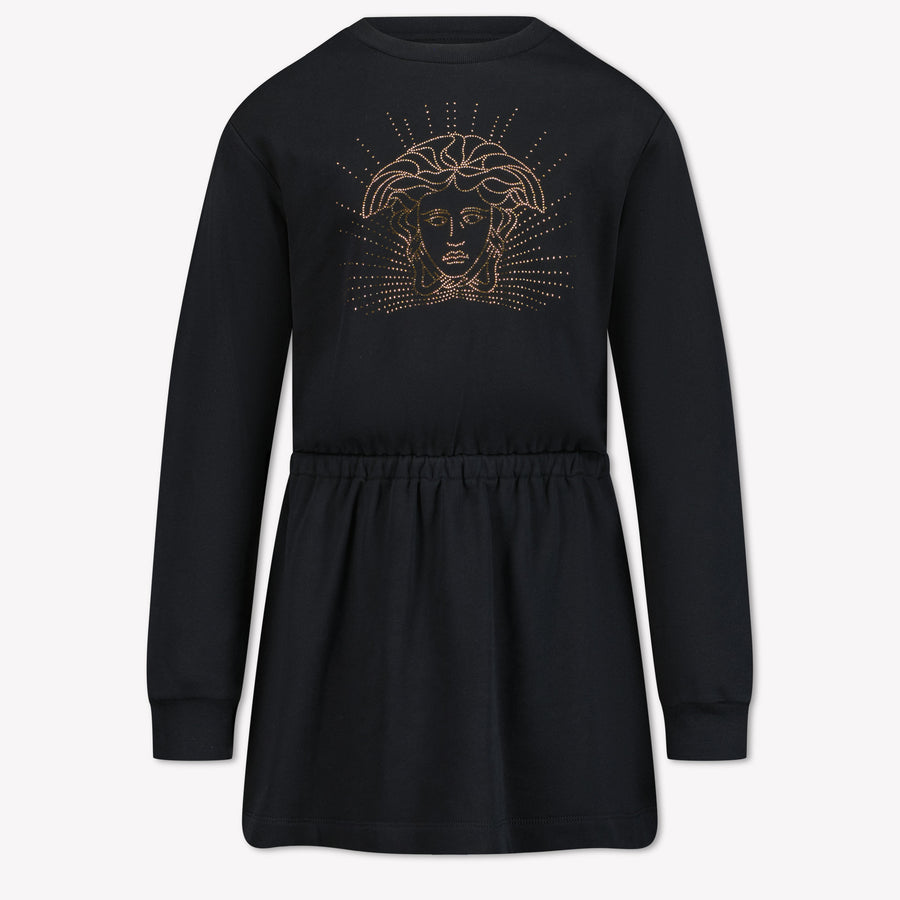 Versace Kinder Mädchen Kleid Schwarz