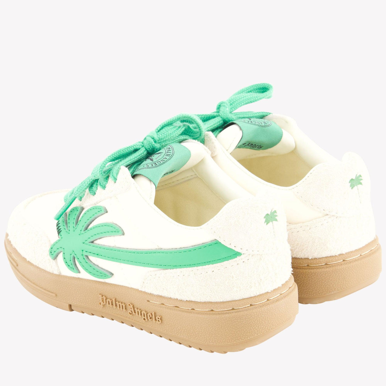 Palm Angels Garçons Baskets Beige Clair