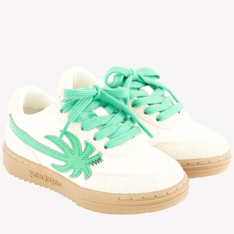 Palm Angels Garçons Baskets Beige Clair