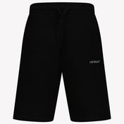 Off-White Kinder Jongens Shorts In Zwart