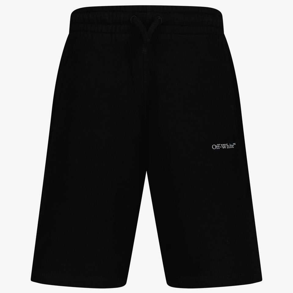 Off-White Kinder Jongens Shorts In Zwart