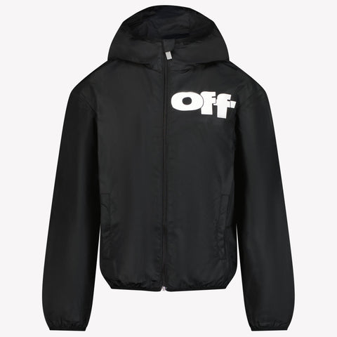 Off-White Kinderjungen Sommerjacke in Schwarz