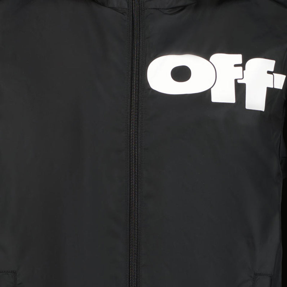 Off-White Niño Chicos Chaqueta de verano en Negro