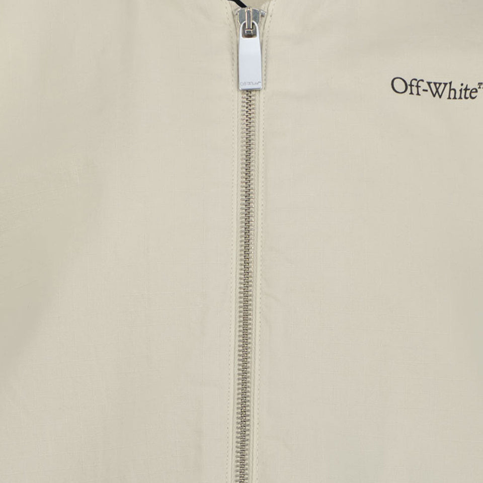 Off-White Enfant Garçons CHAMPEUR DE CORPS Gris Clair