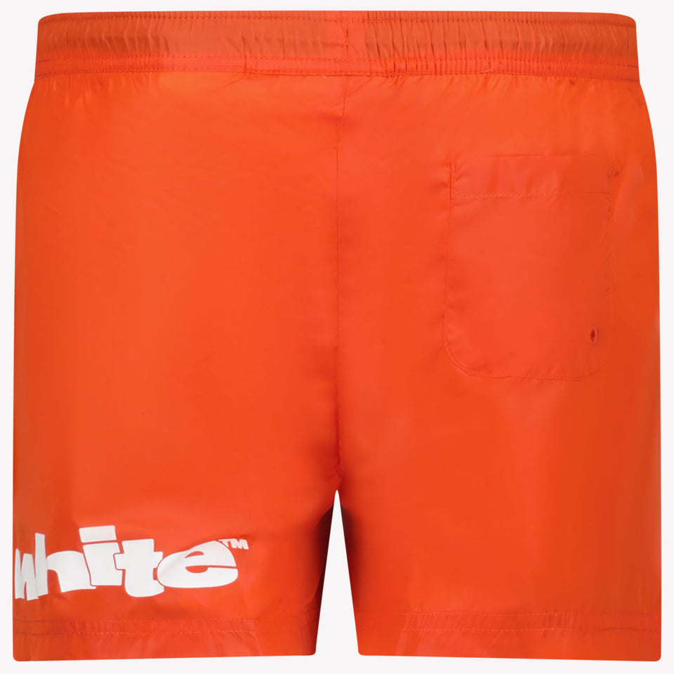 Off-White Niño Chicos Trajes de baño Rojo