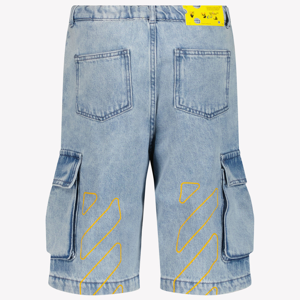 Off-White Kinderjungen Shorts in Jeans