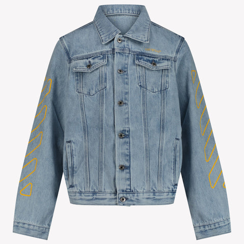 Off-White Niño Unisex Vaqueros Azul Claro