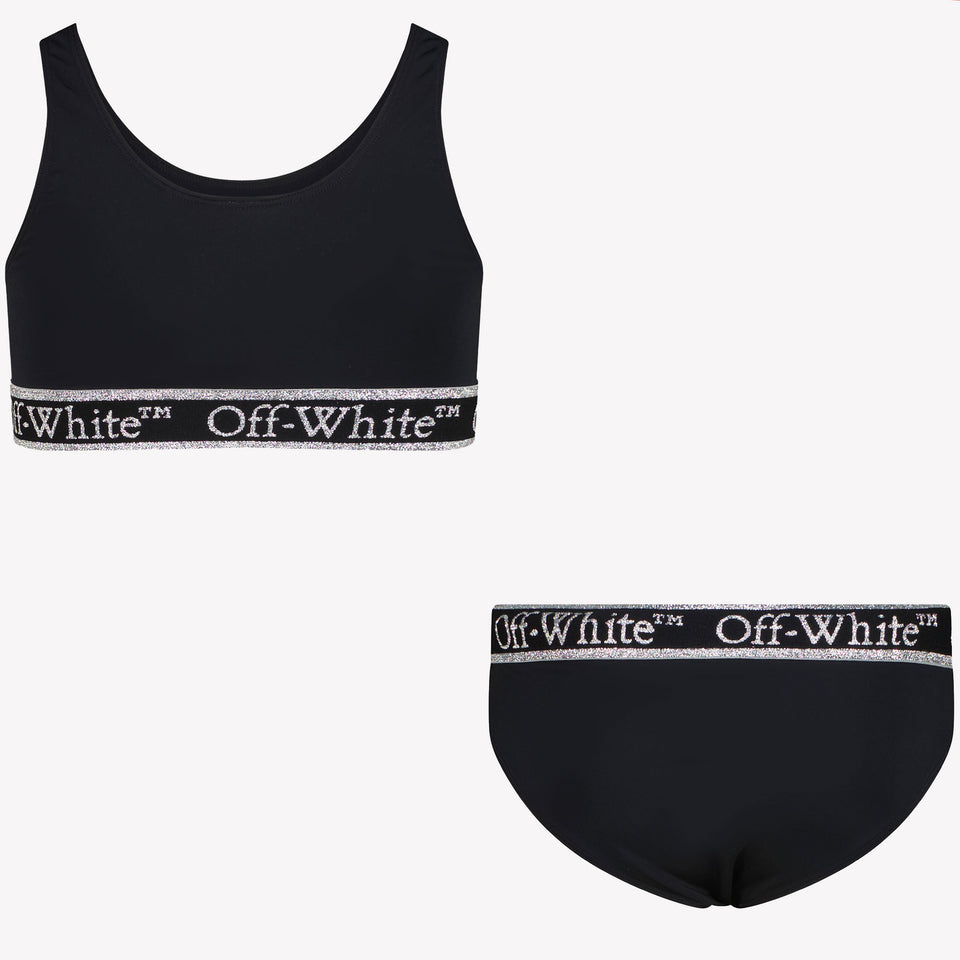 Off-White Kind Mädchen Badebekleidung Schwarz