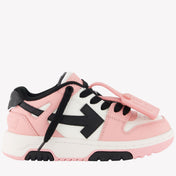 Off-White Mädchen Sneakers In Hellrosa