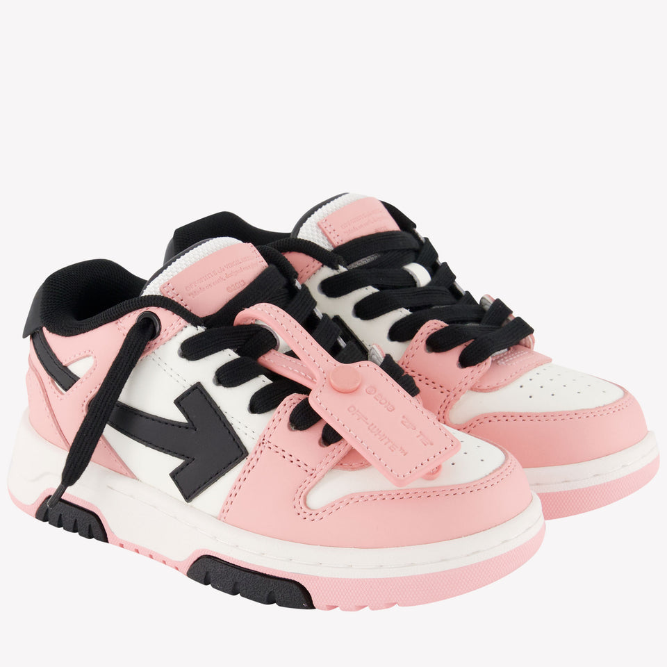 Off-White Mädchen Sneakers In Hellrosa