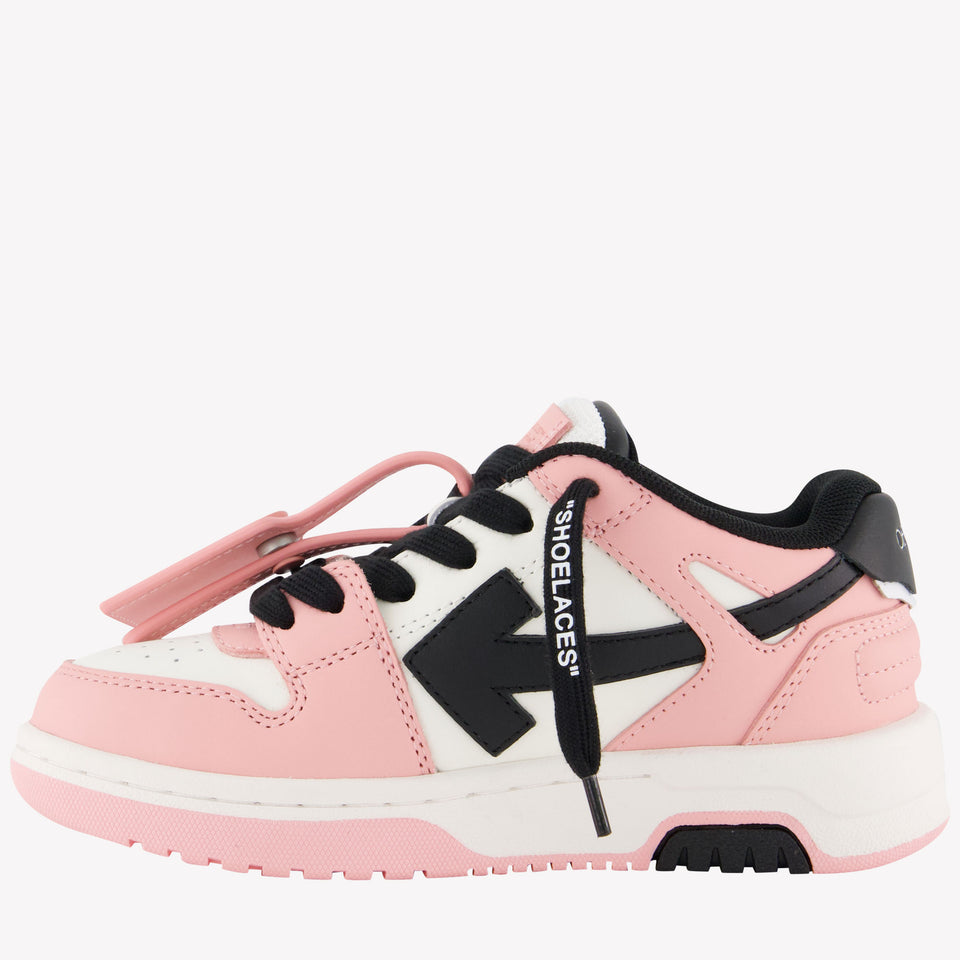 Off-White Mädchen Sneakers In Hellrosa