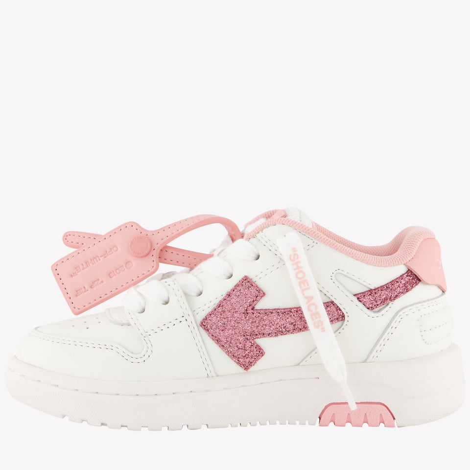 Off-White Mädchen Sneakers In Hellrosa