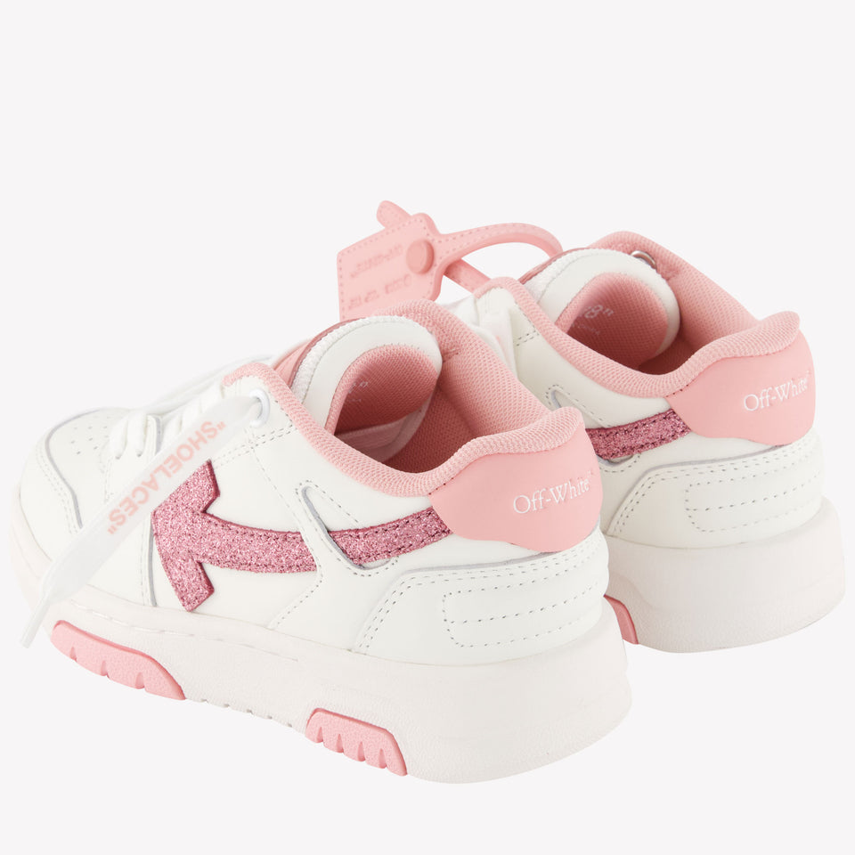 Off-White Mädchen Sneakers In Hellrosa