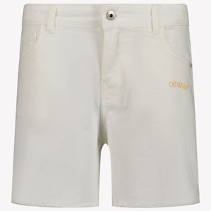Off-White Kinder Mädchen Shorts Weiß