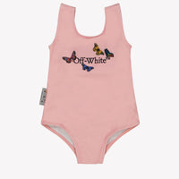 Off-White Baby Mädchen Badebekleidung Hellrosa