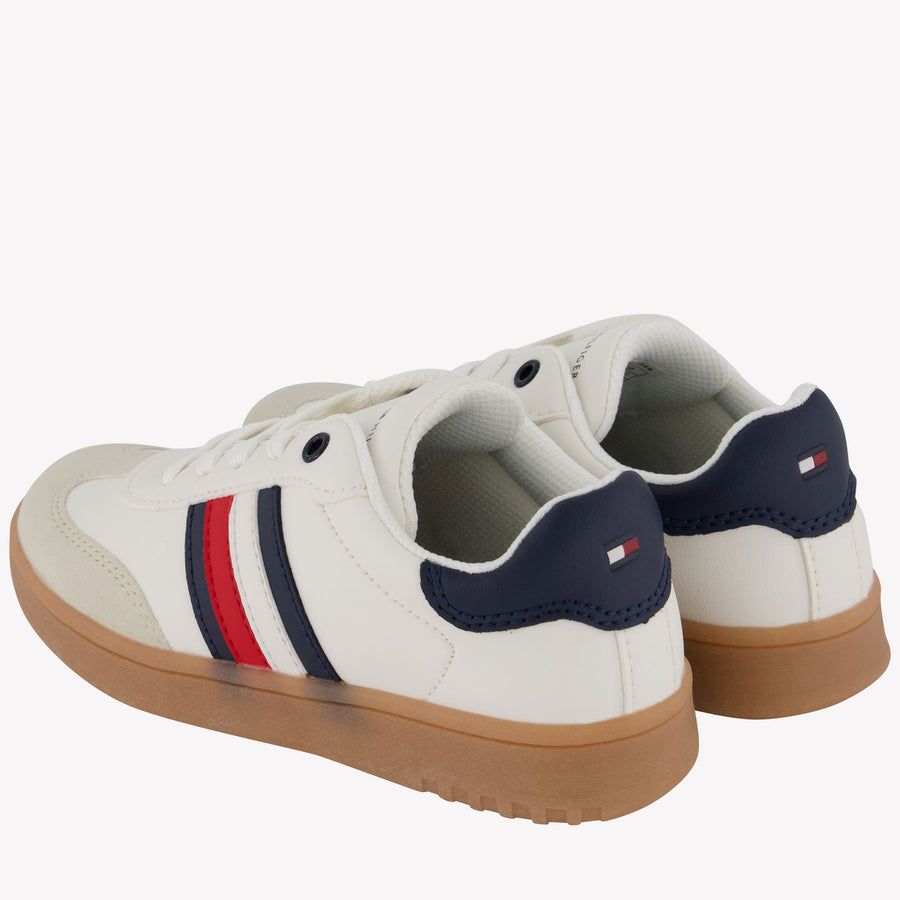 Tommy Hilfiger Garçons Baskets Blanc