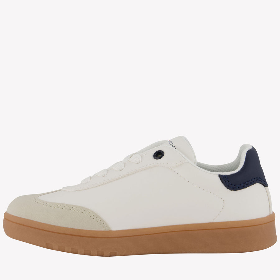 Tommy Hilfiger Garçons Baskets Blanc