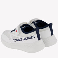 Tommy Hilfiger Garçons Baskets Blanc