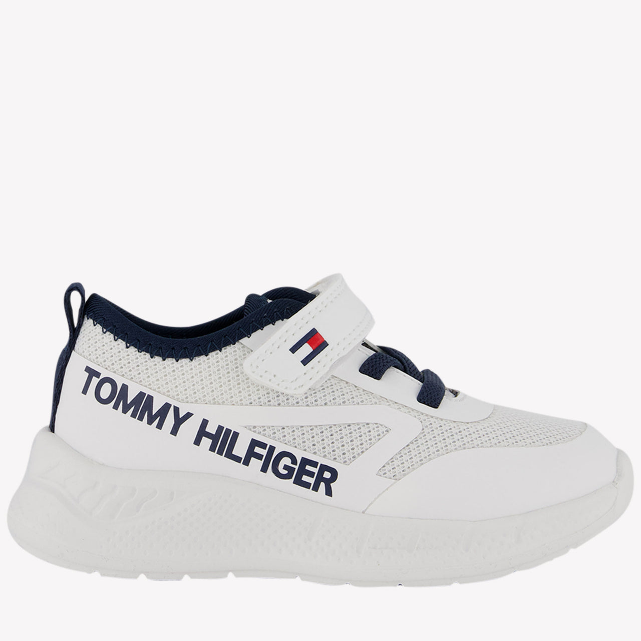 Tommy Hilfiger Garçons Baskets Blanc