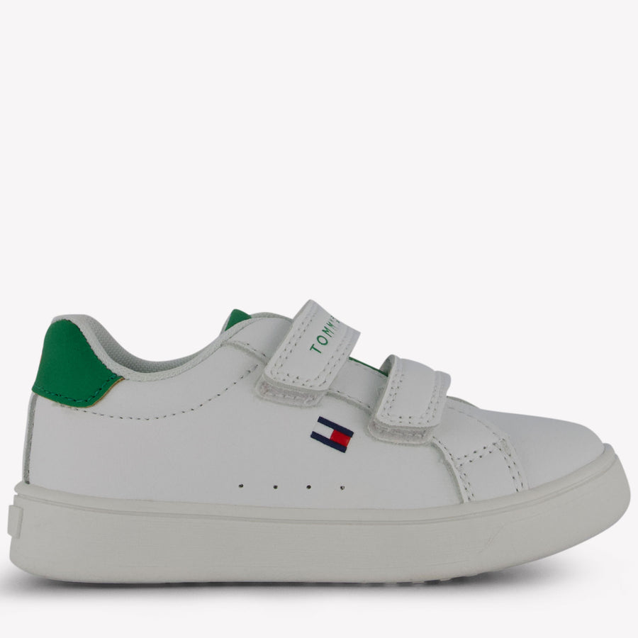 Tommy Hilfiger Garçons Baskets Blanc