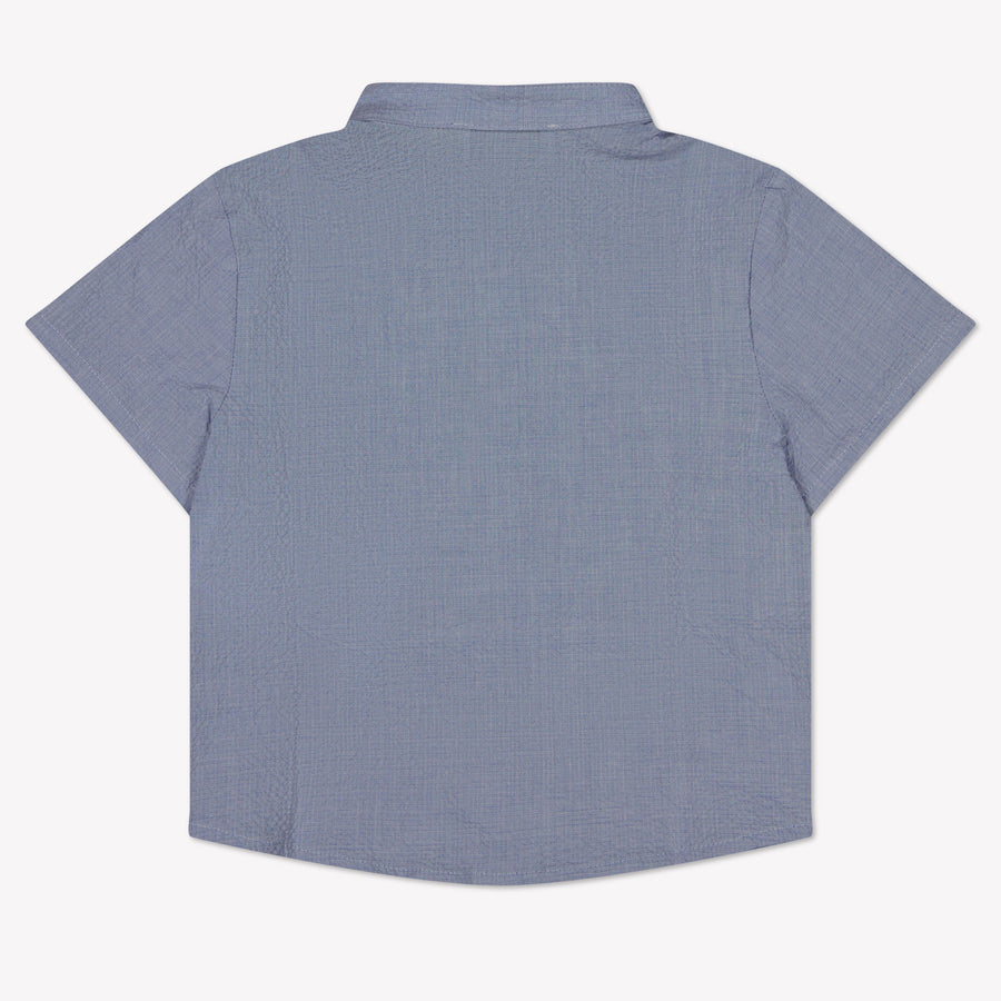 Armani bébé Garçons Chemisier Bleu Clair