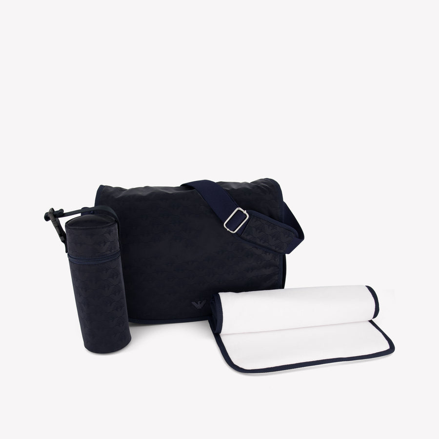 Armani Baby Unisex Wickeltasche Dunkelblau
