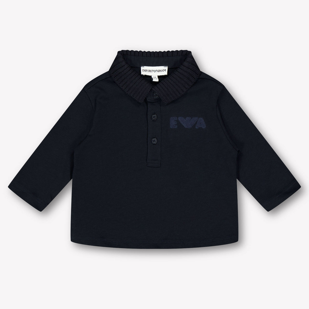 Armani bébé Garçons Polo Bleu Foncé