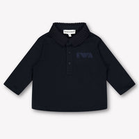 Armani bébé Garçons Polo Bleu Foncé