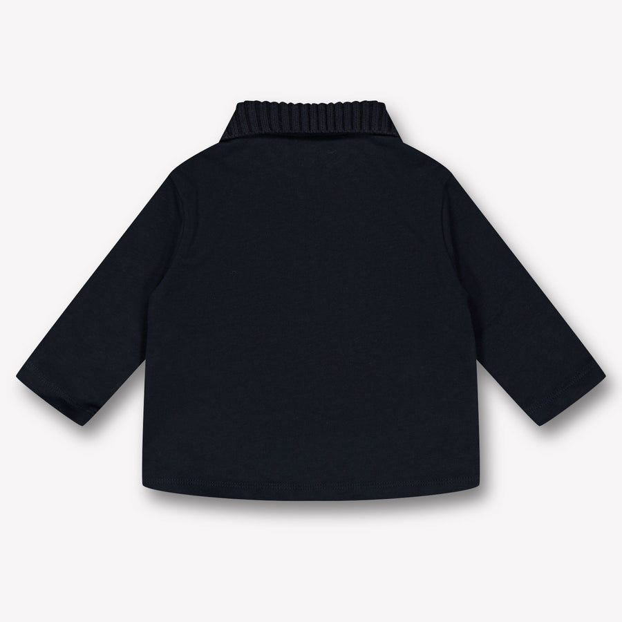Armani bébé Garçons Polo Bleu Foncé