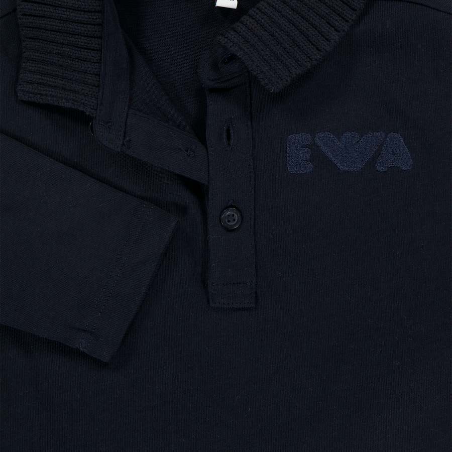 Armani bébé Garçons Polo Bleu Foncé