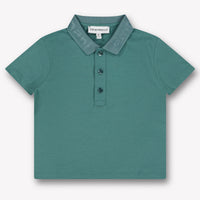 Armani bébé Garçons Polo Vert Foncé