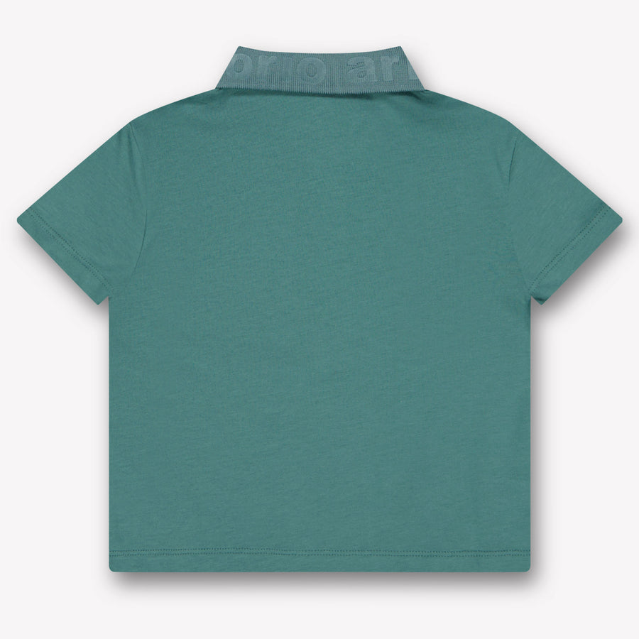 Armani bébé Garçons Polo Vert Foncé