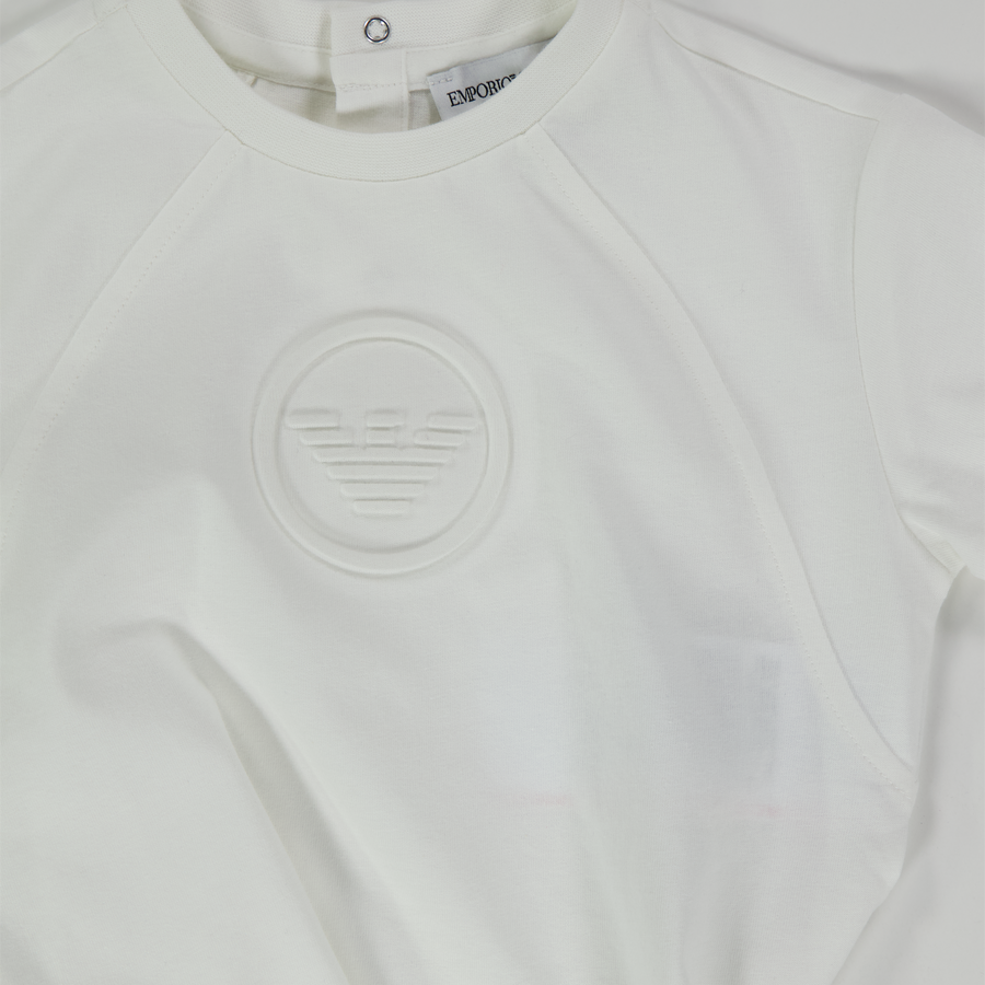 Armani bébé Garçons T-shirt Blanc