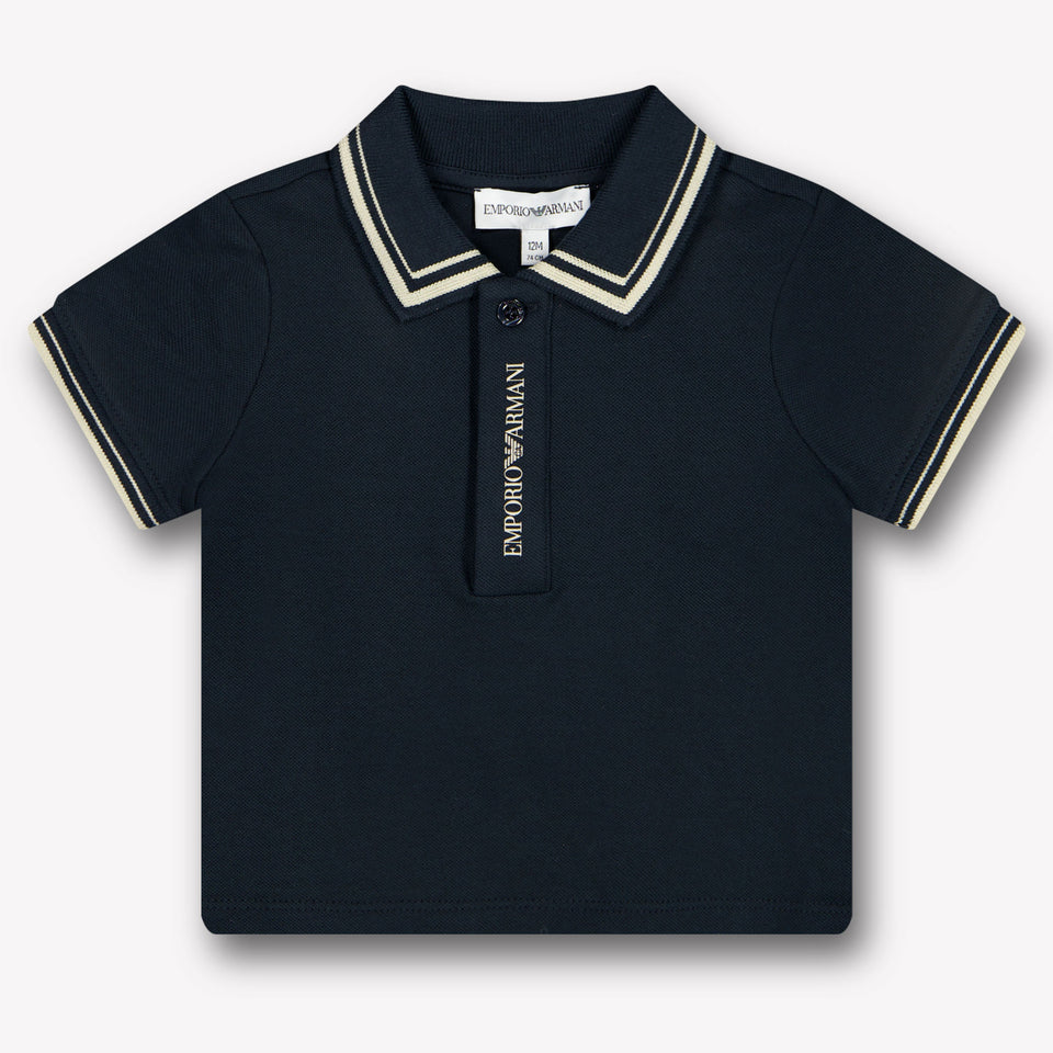 Armani Baby Jungen Polo Dunkelblau
