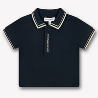 Armani bébé Garçons Polo Bleu Foncé
