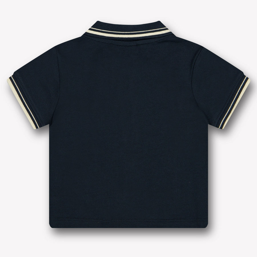 Armani bébé Garçons Polo Bleu Foncé