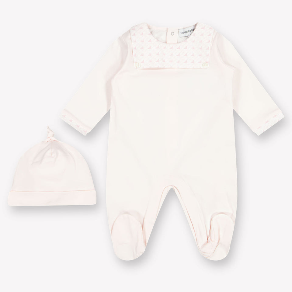Armani Baby Meisjes Boxpakje In Licht Roze
