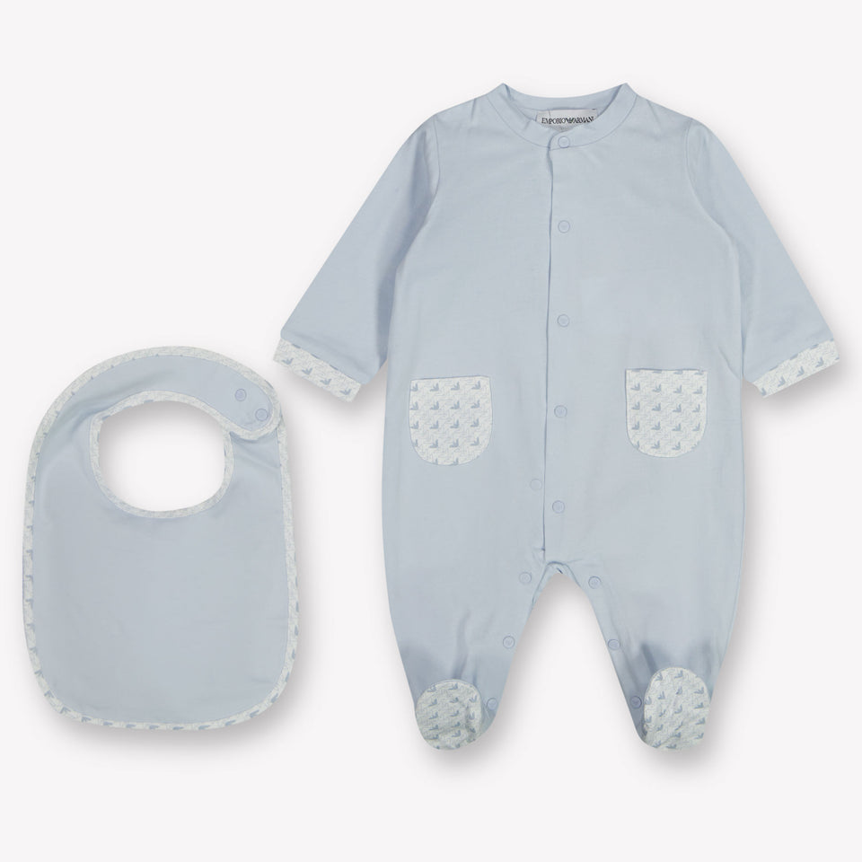 Armani bébé Filles Boîte en boîte Bleu Clair