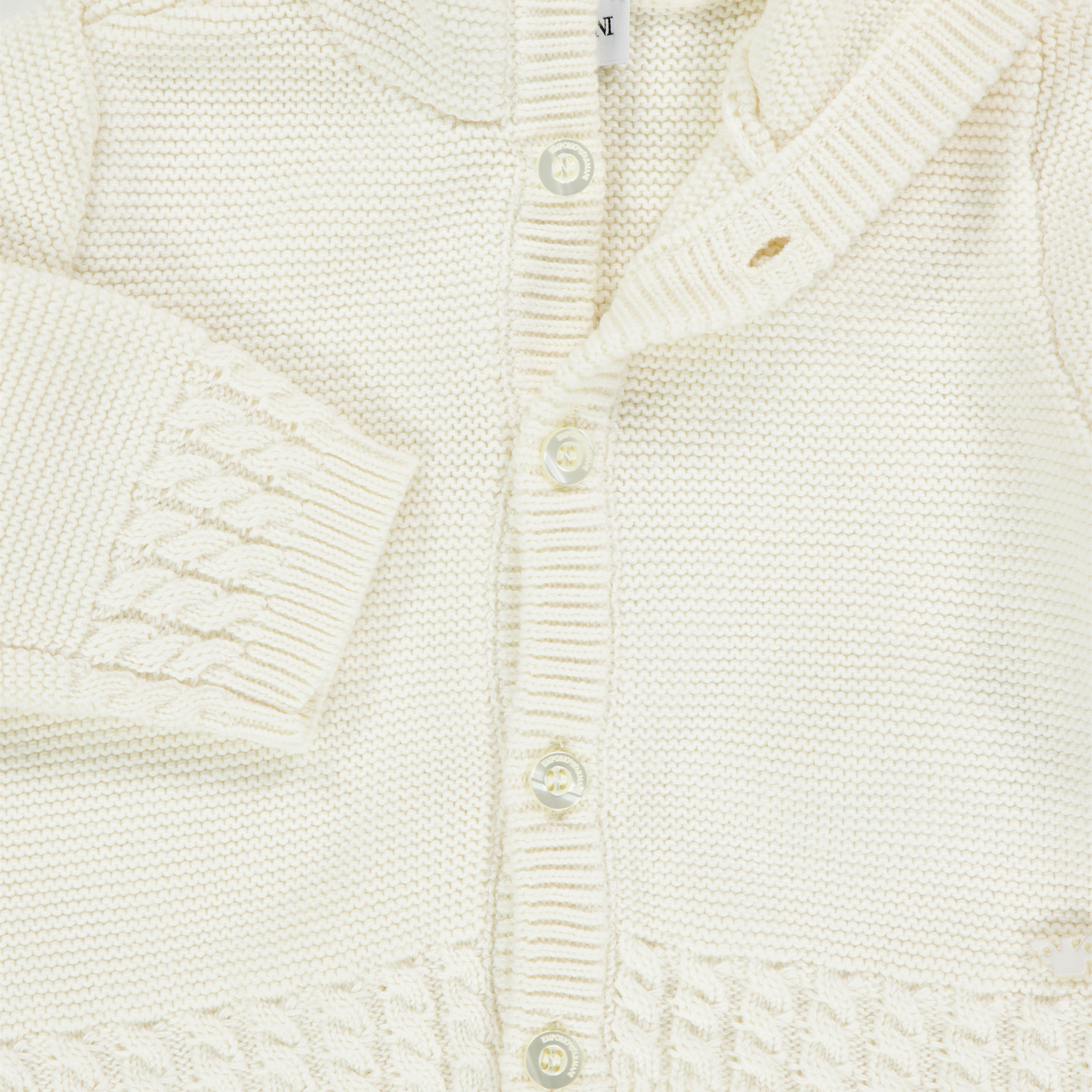 Armani bébé Filles Gilet Crème