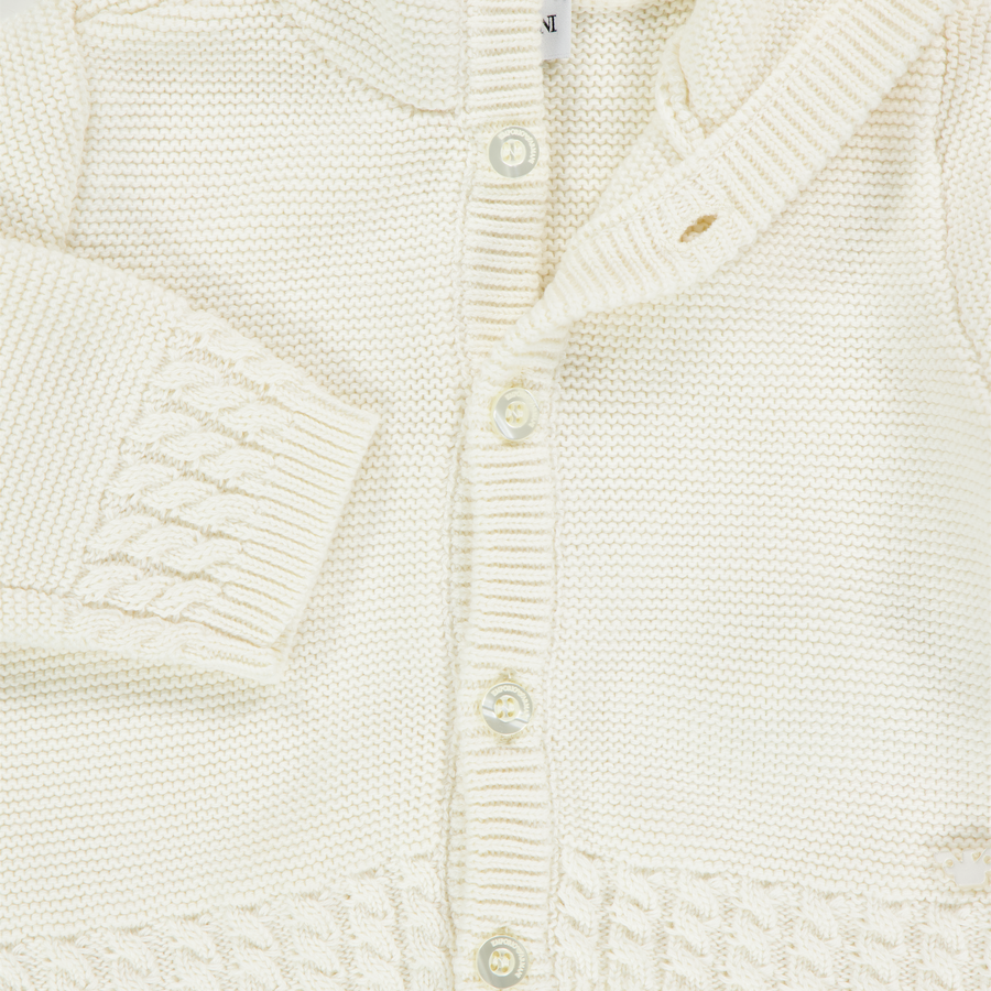 Armani bébé Filles Gilet Crème