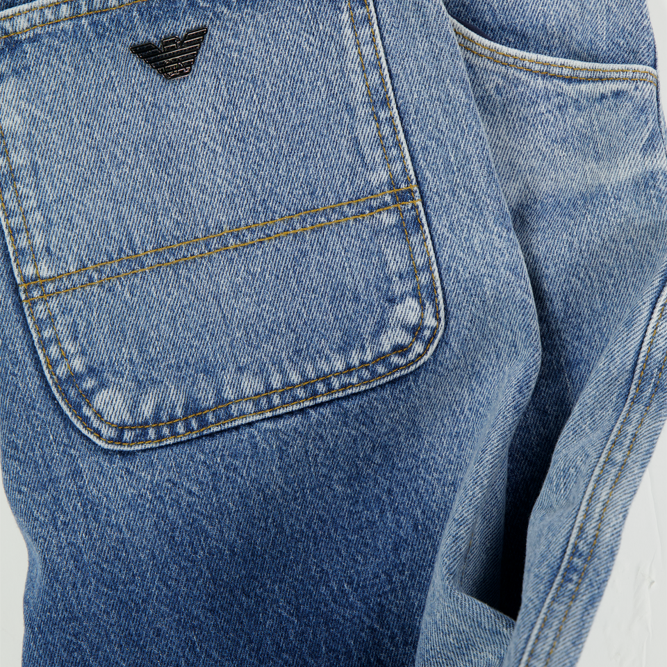 Armani Kinder Ragazzi Jeans In Blu