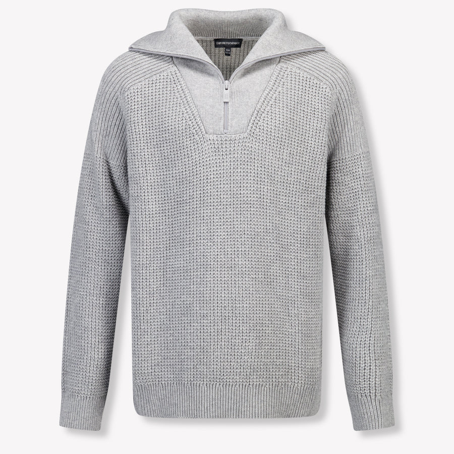 Armani Kinder Ragazzi Maglione in Grigio
